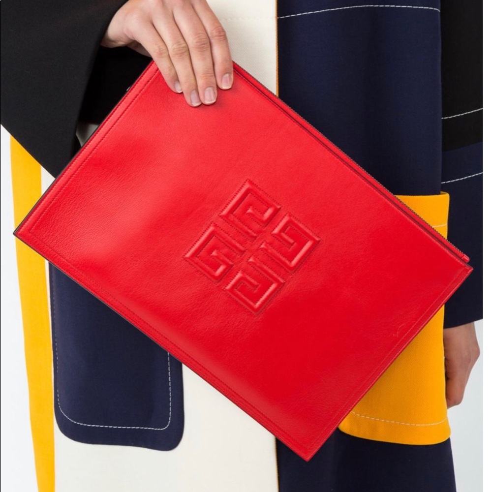 New Givenchy Emblem Large Pouch - image 4